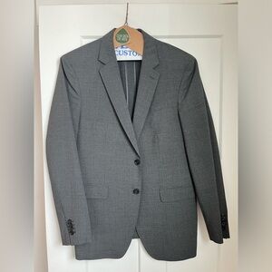 Banana Republic Grey Patterned Suit Jacket and Pants